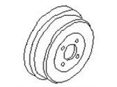 OEM Nissan Sentra Drum-Brake Rear - 43206-70A10