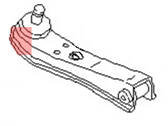 OEM 1986 Nissan 200SX Transverse Link - 54499-W2210