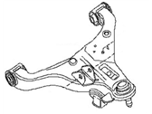 OEM 1995 Nissan Quest Link Complete-Front Suspension, Lower RH - 54500-0B000