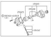 OEM Nissan Sentra Oil Pump Assy - 15010-17M00