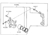 OEM 1996 Nissan Sentra CALIPER Assembly-Front L - 41011-F4303