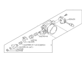 OEM 1991 Infiniti G20 Chamber Assy-Throttle - 16119-53J1A