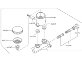 OEM 1994 Nissan 240SX Cylinder ASY-Brake - 46010-41F20