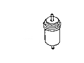 OEM 1990 Nissan Pulsar NX Fuel Filter - 16400-V2605