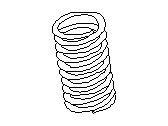OEM 1986 Nissan Pulsar NX Spring Front - 54010-16E05