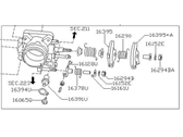 OEM Nissan Xterra Throttle Body - 16118-3S500
