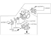 OEM 2003 Nissan Altima Fuel Injection Electronic Throttle Body Assembly - 16119-AE01A