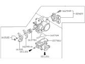 OEM 2005 Nissan Altima Fuel Injection Electronic Throttle Body Assembly - 16119-AE01A