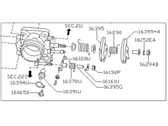 OEM 1999 Infiniti QX4 Throttle Body - 16118-0W01A