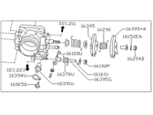 OEM 1998 Nissan Pathfinder Throttle Body - 16118-0W01A