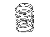 OEM 1987 Nissan 300ZX Spring-Front - 54010-01P11