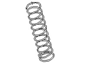 OEM 1991 Nissan 300ZX Coil Spring - 55020-VP100