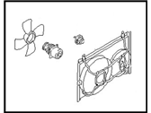 OEM 1989 Nissan Maxima Motor FAN/SHROUD - 21481-84A00