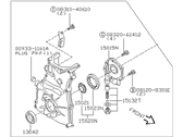 OEM 1993 Nissan Altima Cover Assembly-Front, Timing Chain - 13500-1E402