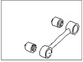 OEM 1990 Nissan Pathfinder Link Complete-Upper, Rear Suspension - 55120-41G00