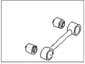 OEM 1993 Nissan Pathfinder Link Complete-Upper, Rear Suspension - 55120-41G00