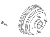 OEM 1986 Nissan Pulsar NX Drum Brake Rear - 43202-04R00