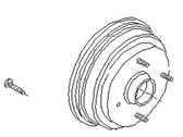 OEM Nissan Maxima Drum Brake Rear - 43202-04R00