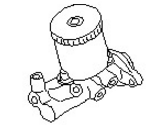 OEM 1990 Nissan Stanza Cylinder Assy-Brake Master - 46010-61A01