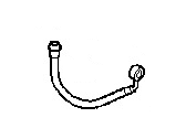 OEM 1993 Nissan Quest Hose Assy-Brake, Rear - 46211-1B700