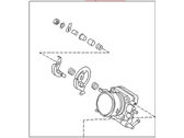 OEM 1991 Nissan 240SX Throttle Valve Body Tps Sensor - 16118-53F00