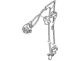 OEM 1994 Nissan Pathfinder Regulator Assy-Door Window, Lh - 80721-73P04
