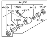 OEM Nissan Versa Cylinder Rear Wheel - D4100-ET000