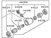 OEM Nissan Cylinder Rear Wheel - D4100-ET000