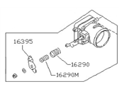 OEM 1987 Nissan Maxima Throttle Body - 16118-85M01