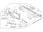 OEM 1990 Nissan Pulsar NX REMAN CALIPER Rear Right - 44001-61E01RE