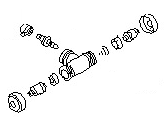 OEM Nissan Axxess Kit Wheel Cylinder - D4100-U9285