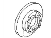 OEM 1986 Nissan Pulsar NX Rotor Disc-BRAK - 40206-16R00