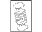 OEM 1995 Nissan 240SX Spring-Front - 54010-69F05