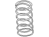 OEM 1993 Nissan NX Spring Rear Suspension - 55020-54Y00