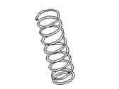 OEM 1997 Nissan 240SX Spring-Rear Suspension - 55020-70F10