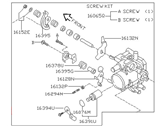 OEM 2001 Nissan Altima Throttle Chamber Assembly - 16119-9E065