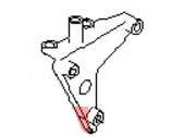 OEM 1996 Nissan Sentra Engine Mounting Bracket, Right - 11231-4B000