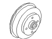 OEM Nissan Pulsar NX Drum-Brake Rear - 43202-D5510