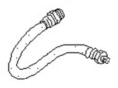 OEM 1988 Nissan 200SX Hose Clutch - 46211-79908