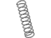 OEM 1990 Nissan 240SX Spring Rear Suspension - 55020-35F23