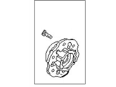 OEM 1993 Nissan Pathfinder Hub - 40202-79G91