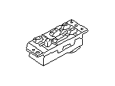 OEM 1997 Nissan Pickup Switch Assy-Power Window, Main - 25401-86G10