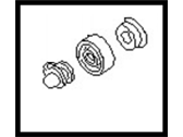 OEM 1986 Nissan Pulsar NX Wheel Cylinder Overhaul Kit - D4100-M4985