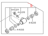 OEM Nissan Sentra Kit Wheel Cylinder Rear - D4100-50C93