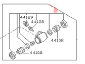 OEM 1995 Nissan 200SX Kit Wheel Cylinder Rear - D4100-50C93