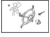 OEM Nissan 240SX Fan & Motor Assy-Condenser - 92120-70F01