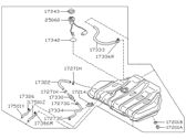 OEM Nissan Sentra Fuel Tank Assembly - 17202-D3300