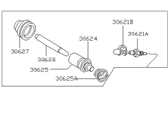 OEM 1984 Nissan 200SX Cylinder Slave - 30620-W5620