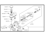 OEM 1985 Nissan 720 Master Cylinder - 46010-31W00