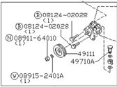 OEM 1986 Nissan 200SX Pump Power Steering - 49110-01F00